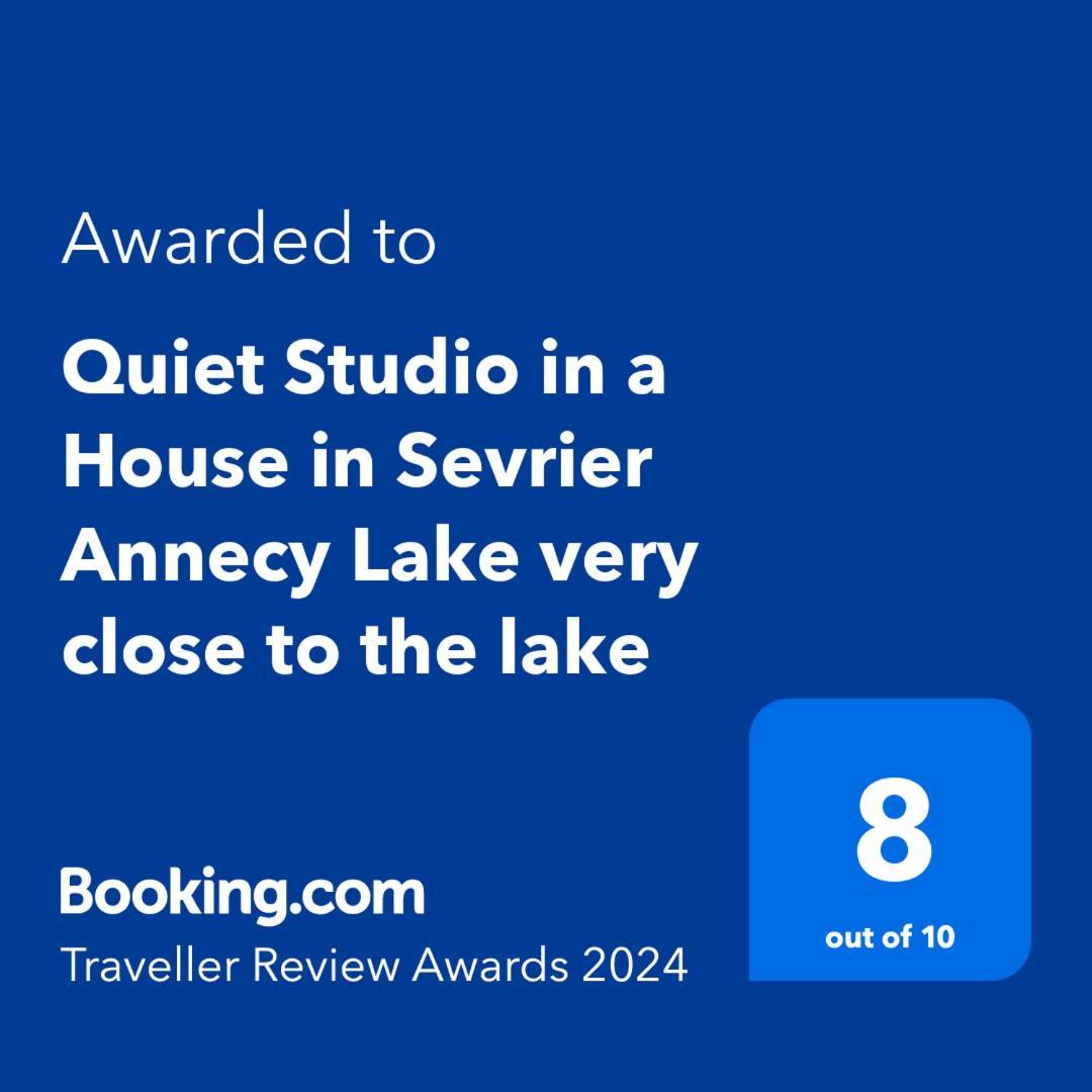 Quiet Studio In A House In Sevrier Annecy Lake Very Close To The Lake Esterno foto